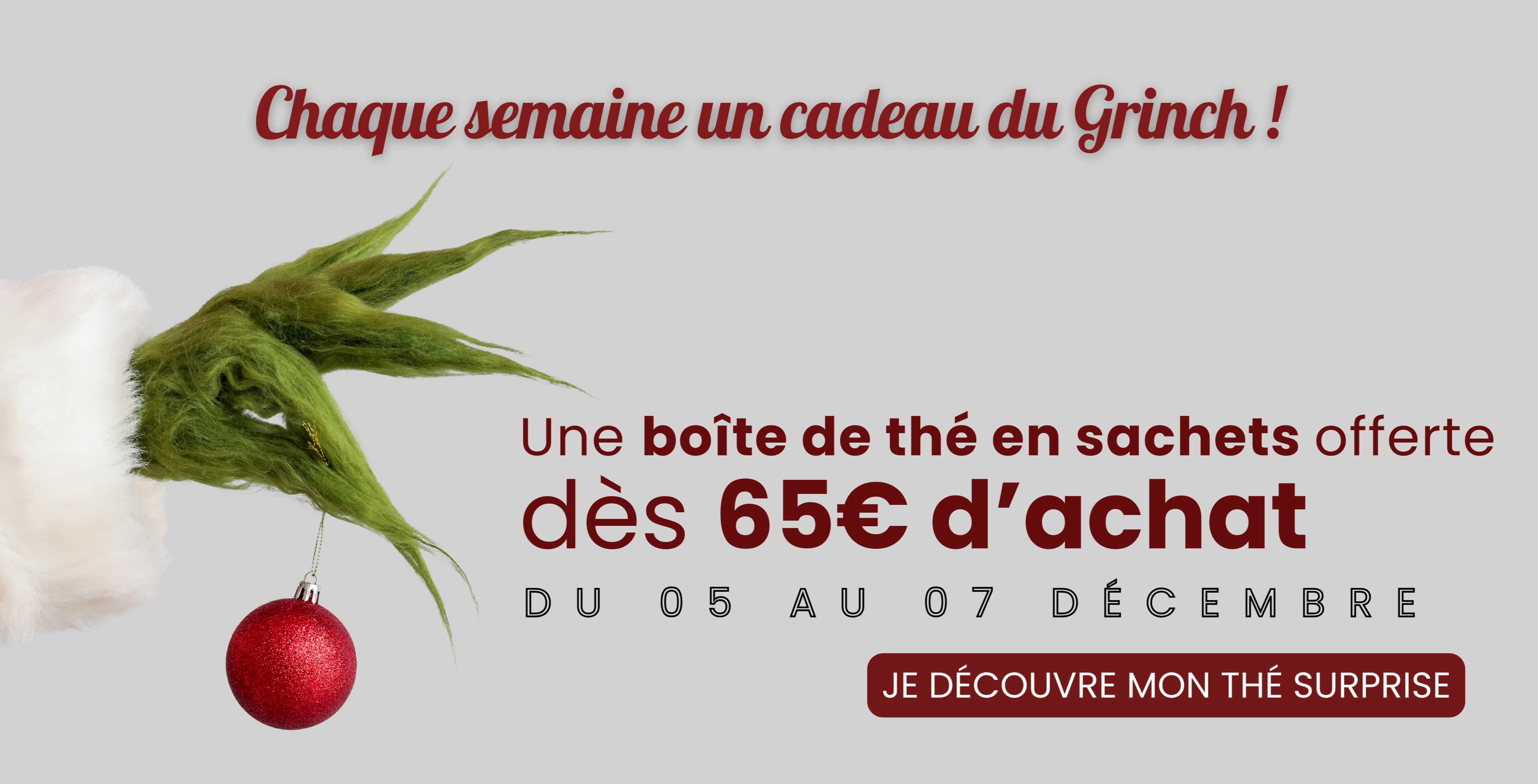 CADEAU DU GRINCH SEMAINE 3