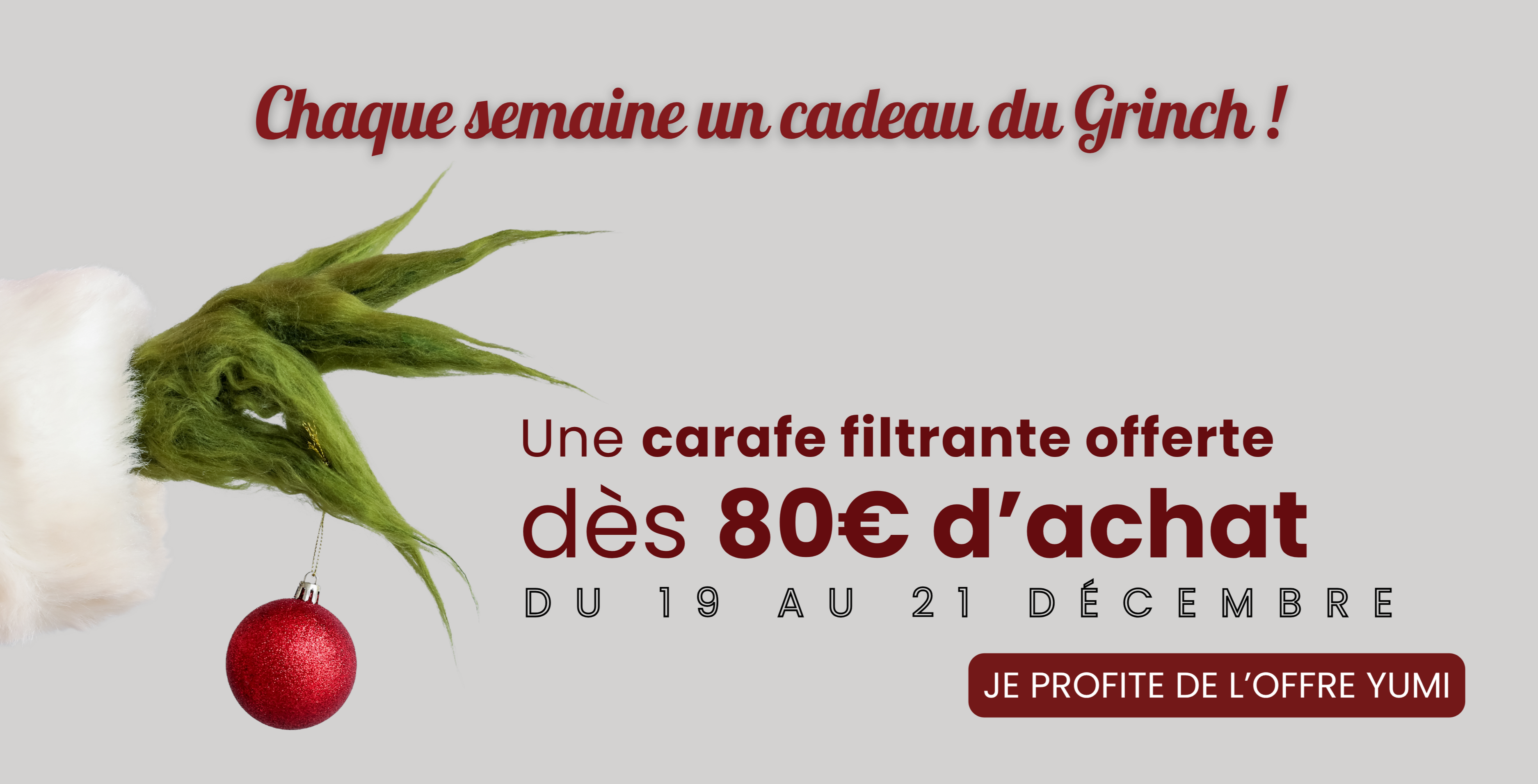 CADEAU DU GRINCH SEMAINE 5