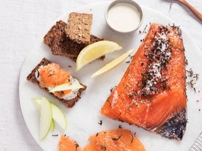 Comment préparer un saumon Gravlax de printemps au thé ?