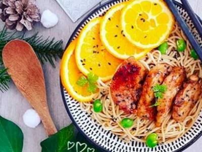 Recette salée, poulet aux agrumes