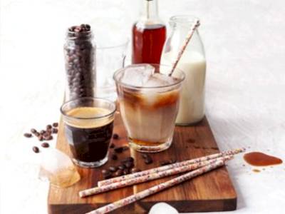 Recette rafraîchissante : café glacé au caramel