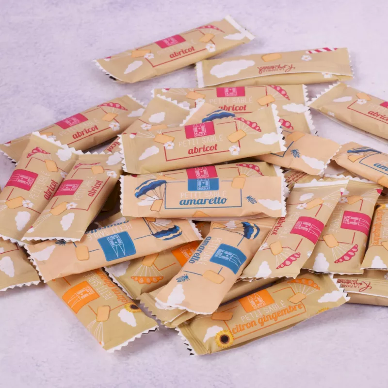 Mix sablés : abricot, amaretto et citron-gingembre 