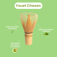 Fouet Chasen en bambou pour Matcha