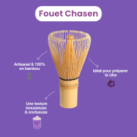 Fouet Chasen en bambou pour Matcha
