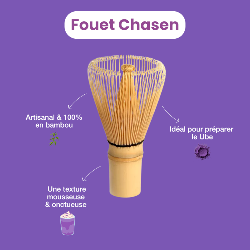 Fouet Chasen en bambou pour Matcha