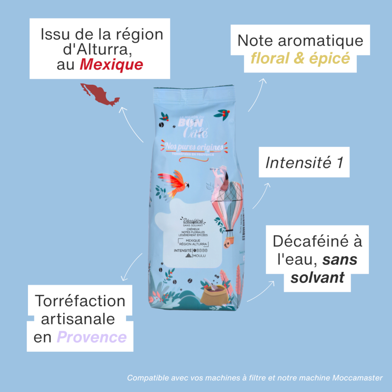 Décaféiné Mexique 