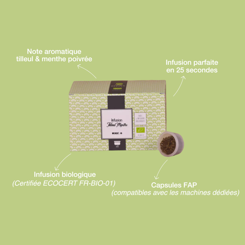 Capsule Tilleul-Menthe bio