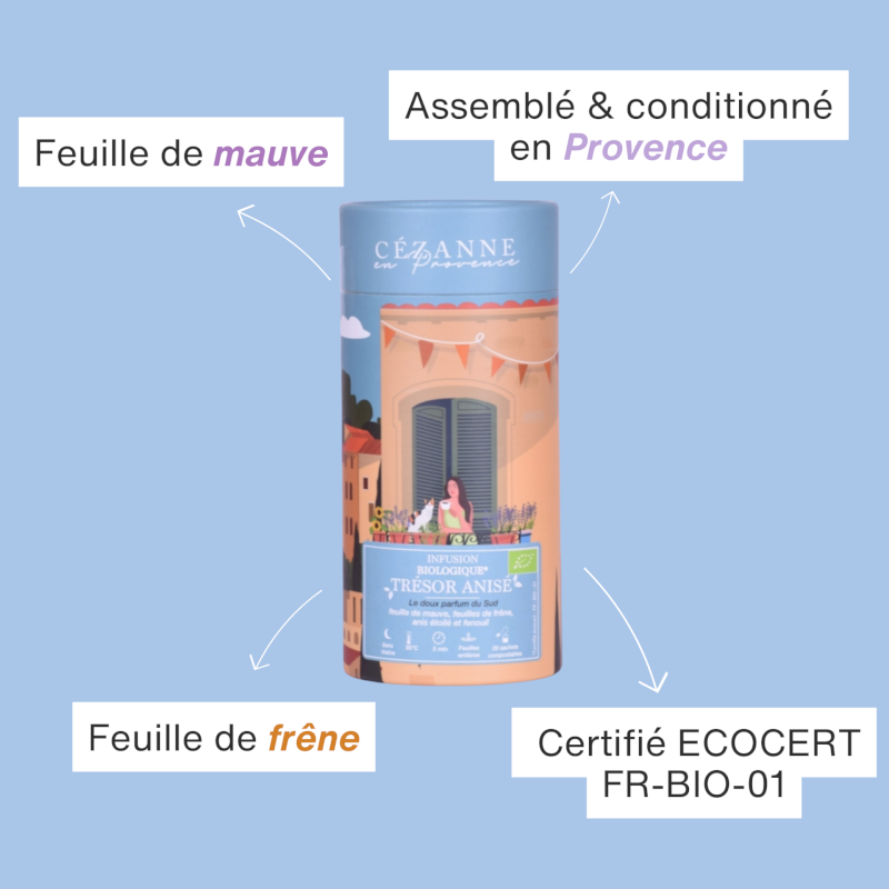 Cézanne | Infusion Trésor Anisé bio 