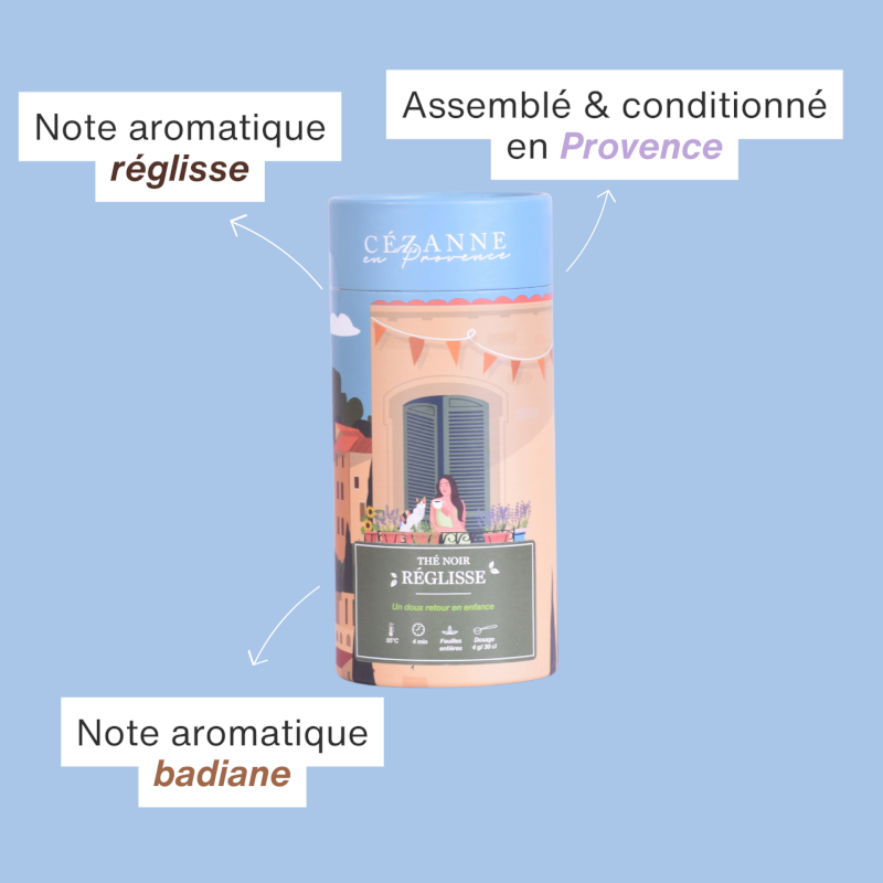 Cézanne | Thé noir Réglisse