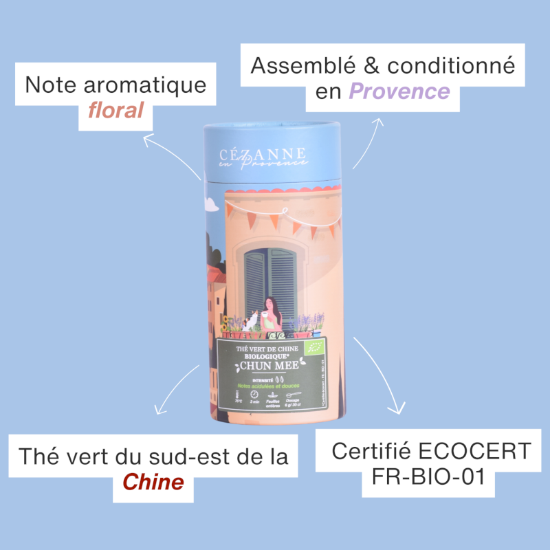 Cézanne | Thé vert Chun Mee bio