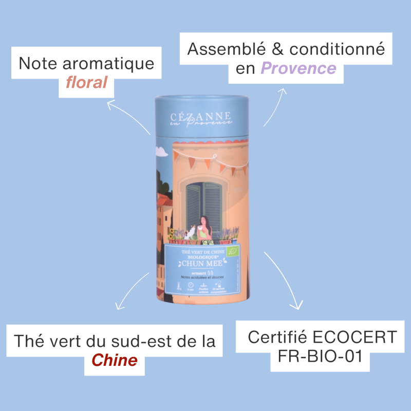 Cézanne | Thé vert Chun Mee bio