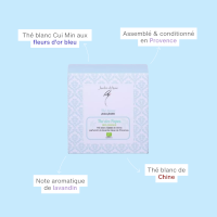Thé blanc bio à la lavande
