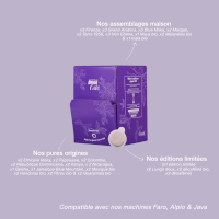 Coffret dégustation : 50 dosettes de café