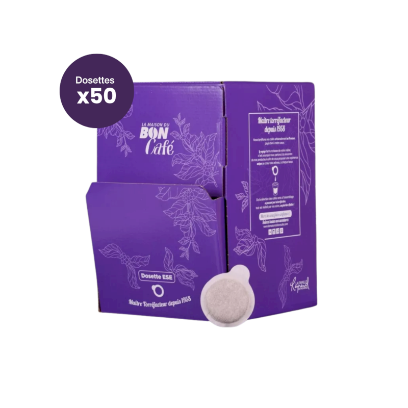 Coffret dégustation : 50 dosettes de café