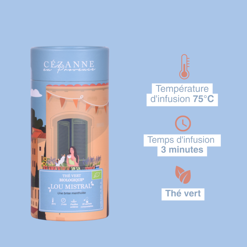Cézanne | Thé vert Lou Mistral bio