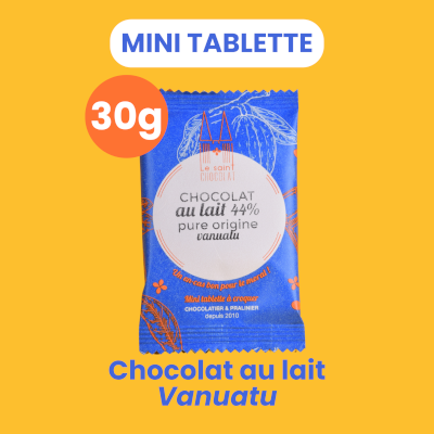 Tablette chocolat au lait Vanuatu