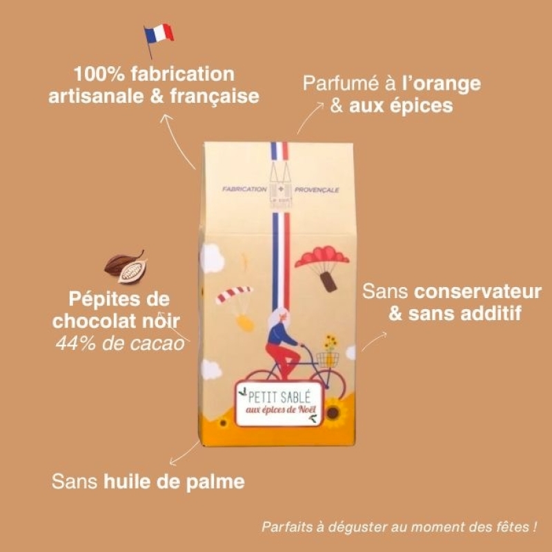 Sablé de Noël à l’Orange et aux Épices