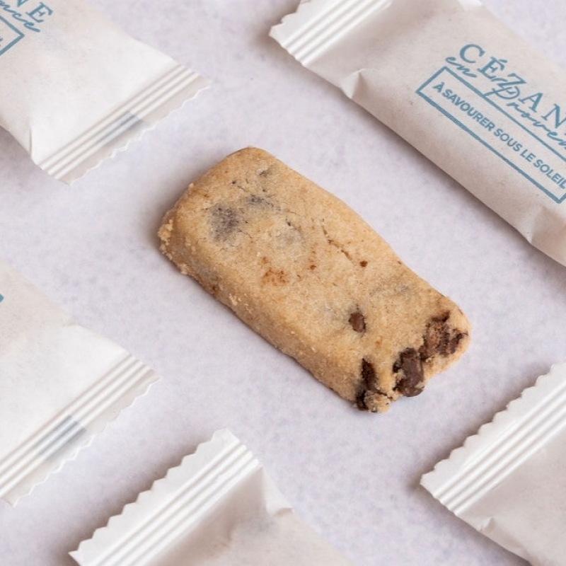 Sablé amaretto et pépites de chocolat Cézanne