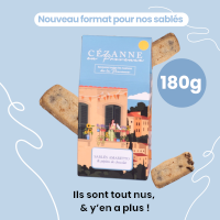 Sablé amaretto et pépites de chocolat Cézanne