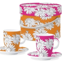Set 2 Tasses Fleurs