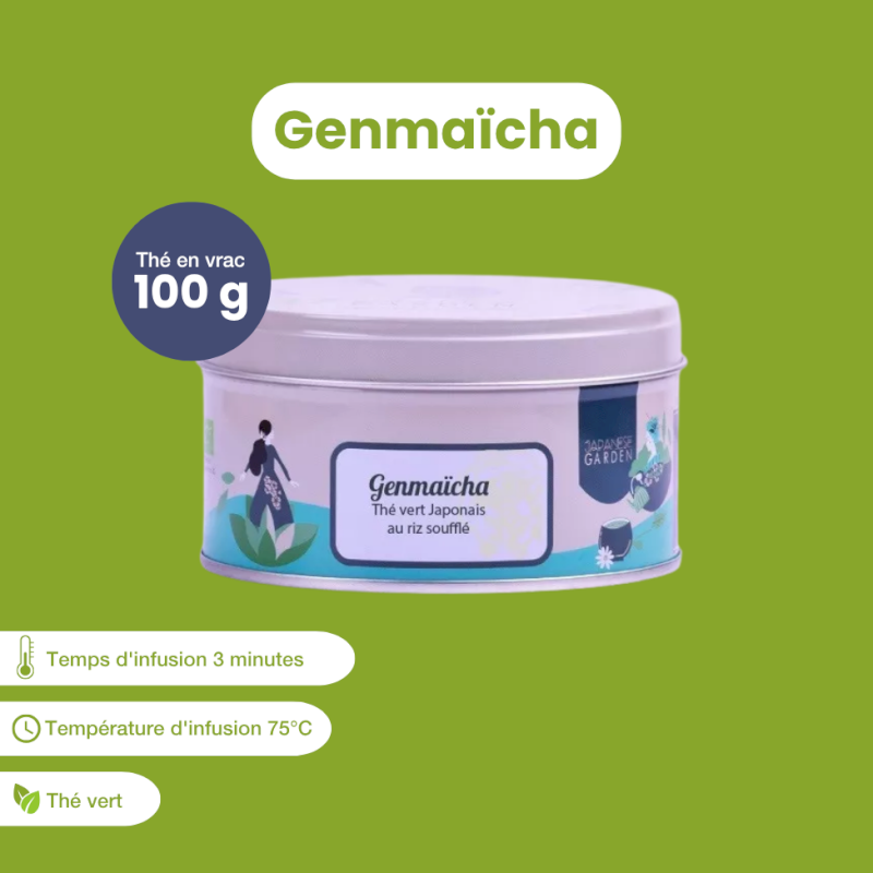Thé vert bio Genmaicha