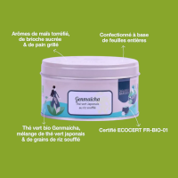 Thé vert bio Genmaicha