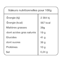 Tablette chocolat noir fourré cacahuète