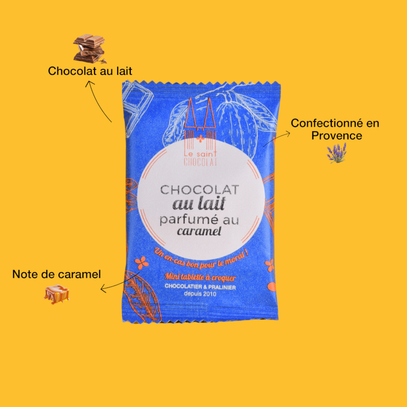 Tablette chocolat au lait caramel 
