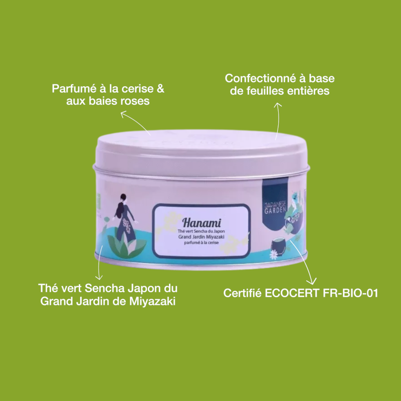 Thé vert bio Hanami