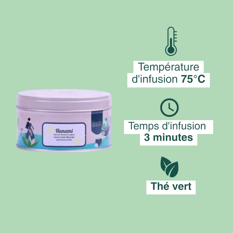 Thé vert bio Hanami