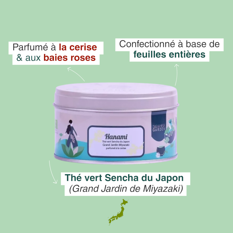 Thé vert bio Hanami
