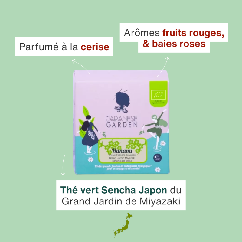 Thé vert bio Hanami