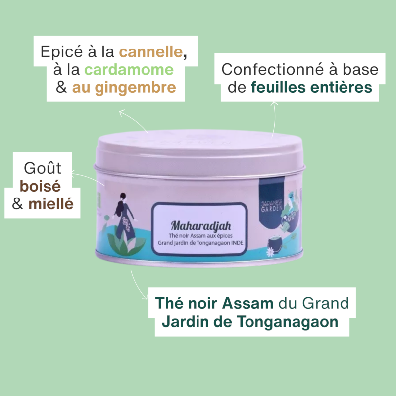 Thé noir bio Maharadjah