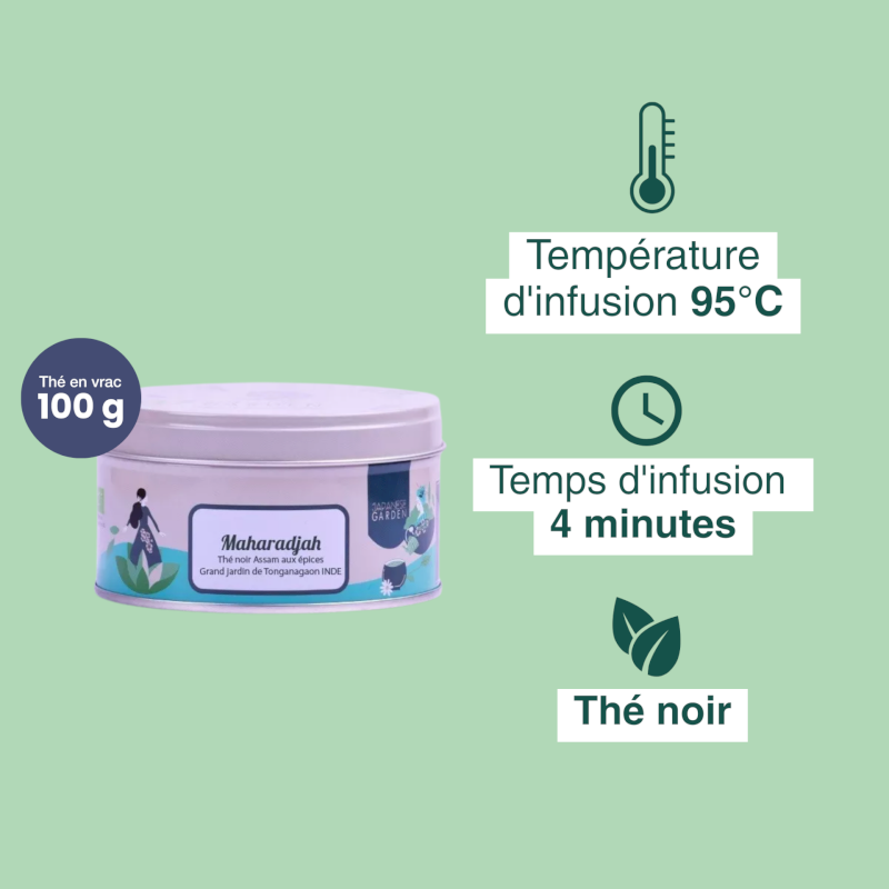 Thé noir bio Maharadjah