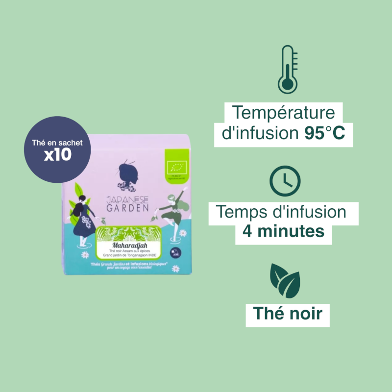 Thé noir bio Maharadjah