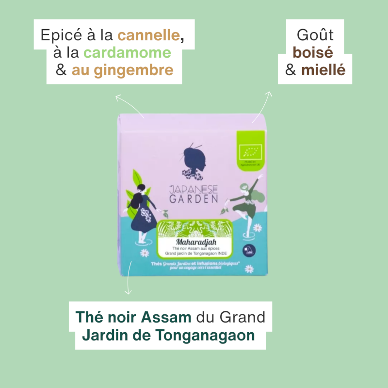 Thé noir bio Maharadjah