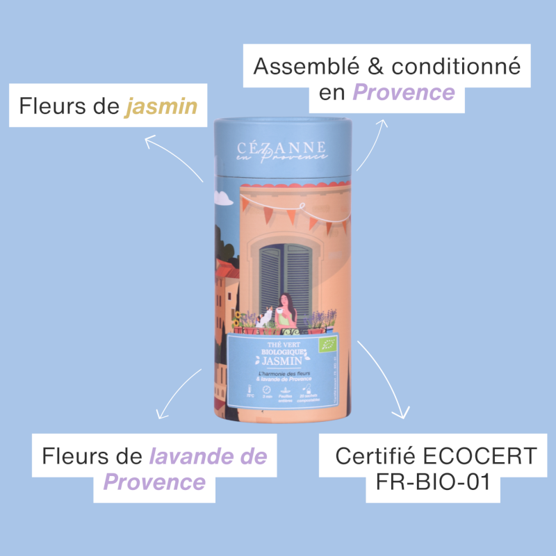 Cézanne | Thé vert Jasmin bio