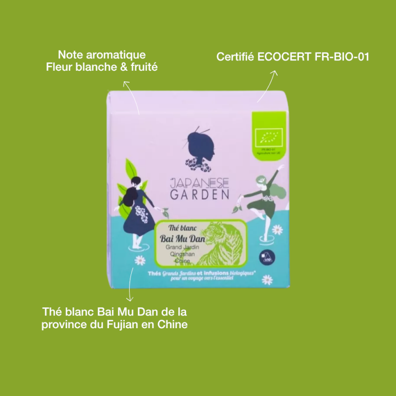 Thé blanc bio Bai Mu Dan