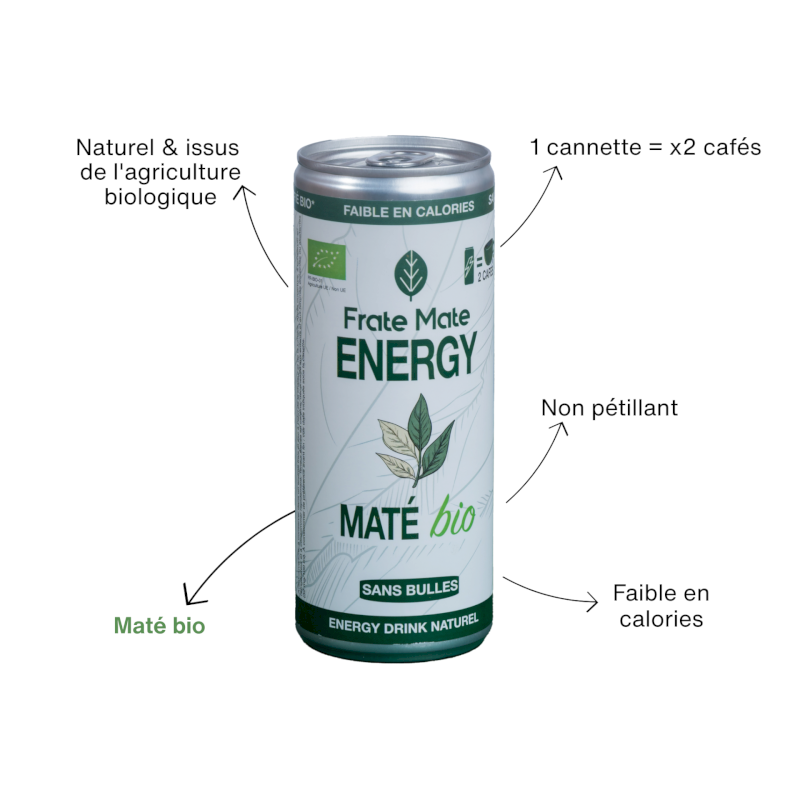 FRATÉ MATÉ - Canette maté nature 