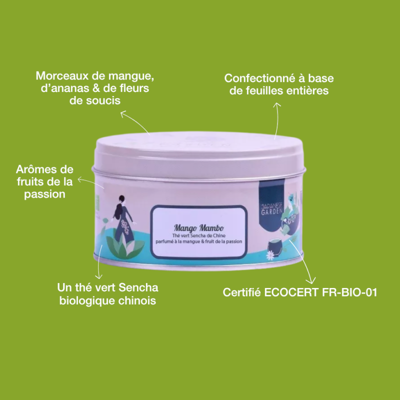 Thé vert bio Mango Mambo Thé vert bio Mango Mambo