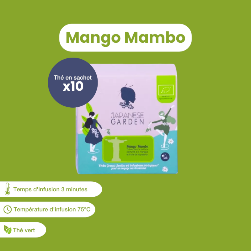 Thé vert bio Mango Mambo Thé vert bio Mango Mambo