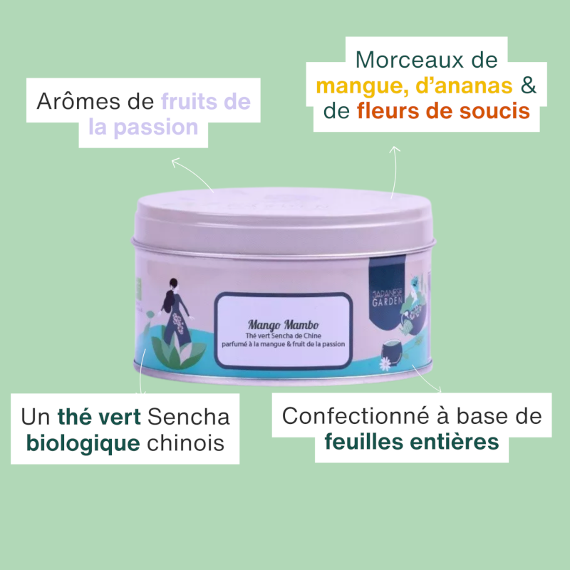 Thé vert bio Mango Mambo