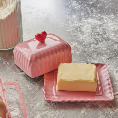 Beurrier en céramique