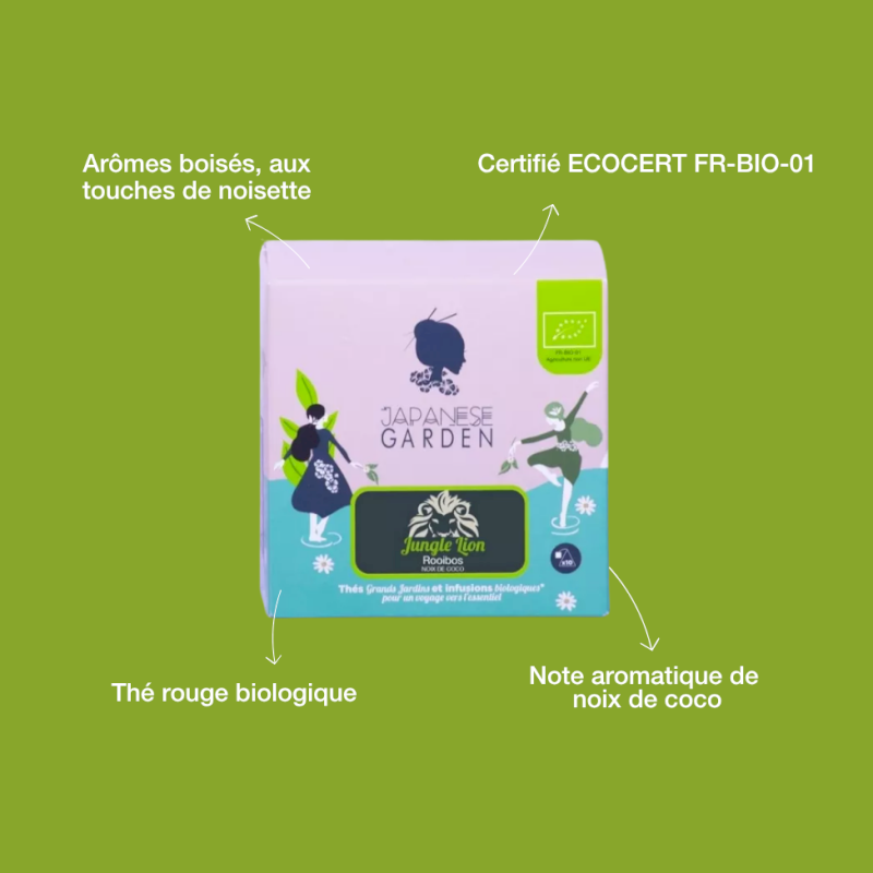 Rooibos bio coco Jungle Lion Rooibos bio coco Jungle Lion