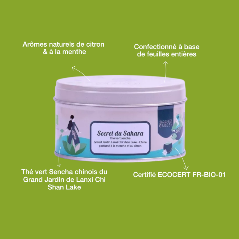 Thé vert bio Secret du Sahara Thé vert bio Secret du Sahara