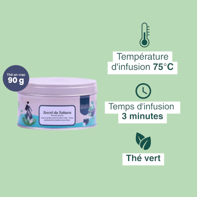 Thé vert bio Secret du Sahara