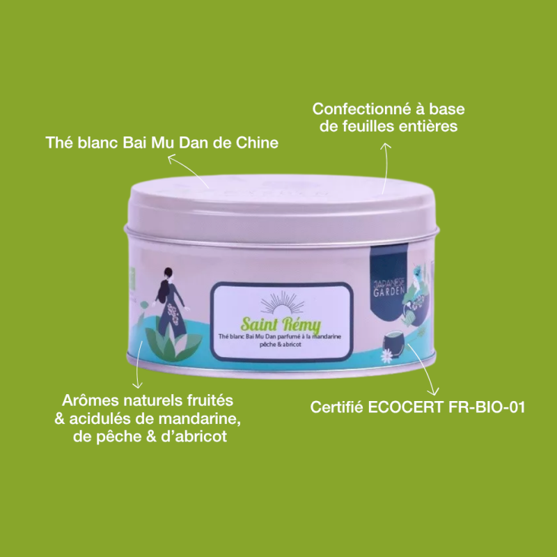 Thé blanc bio Saint Rémy