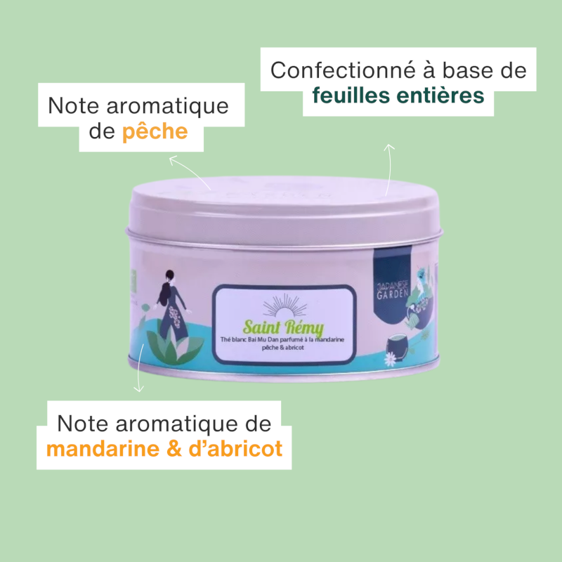 Thé blanc bio Saint Rémy