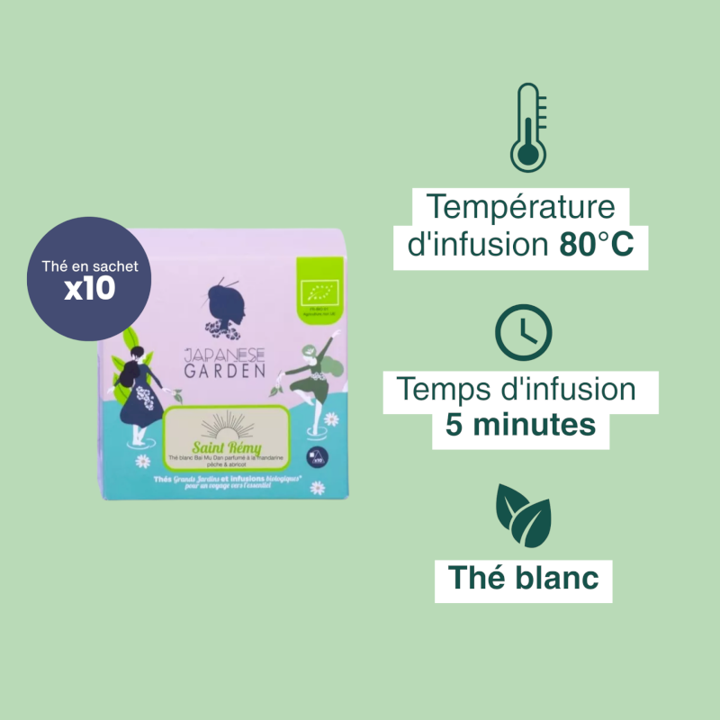 Thé blanc bio Saint Rémy