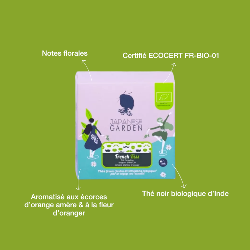 Thé bio* French Kiss